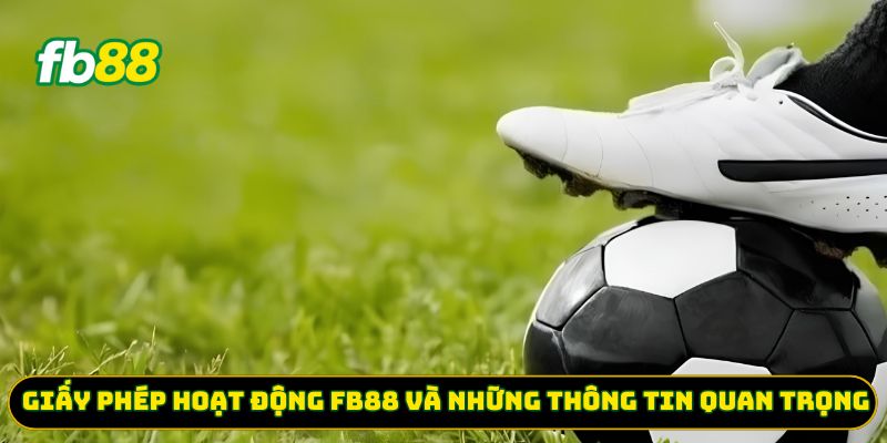 Giấy phép hoạt động FB88 và những thông tin quan trọng